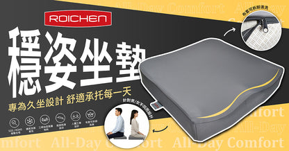 每週出貨｜ 【ROICHEN】多段調光護眼好折燈／護脊第一品牌優雅椅x正脊坐墊